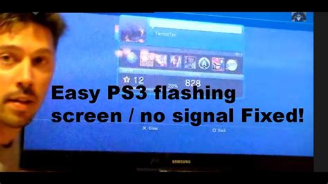 ps3 no video signal.